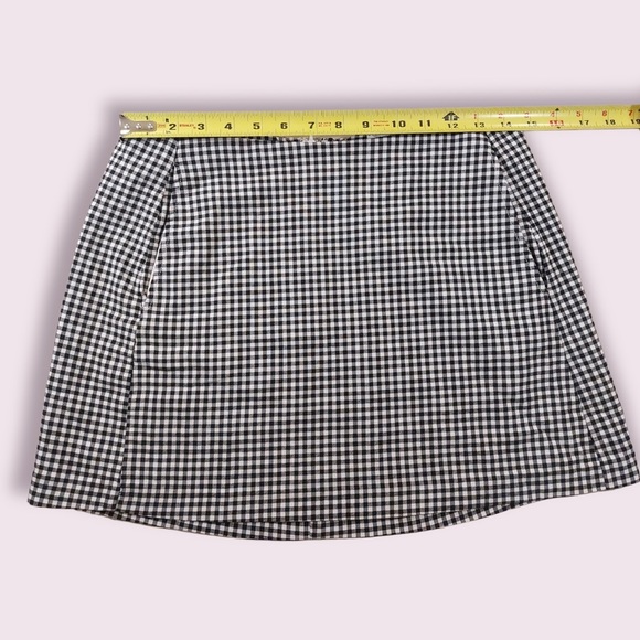 Urban Outfitters Cooperative Gingham Side-Pocket A-Line Mini Skirt - Picture 3 of 8